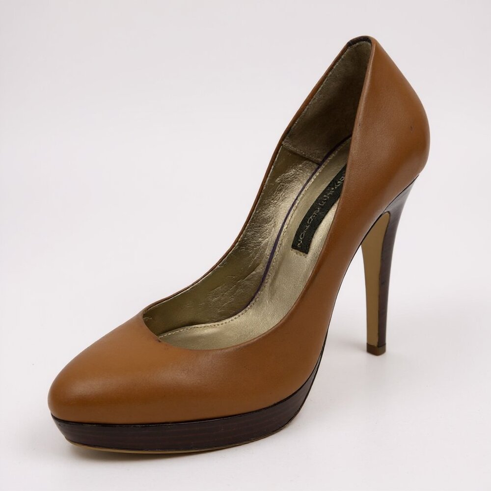 French Connection Tan Nambia Platform Heels – Size 39 (US 8.5)